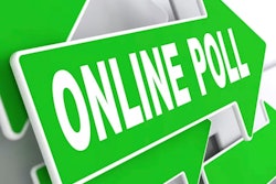 'Online Poll' sign