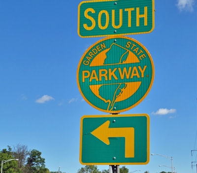 Garden State Parkway sign