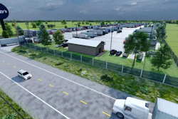 Truck parking facility