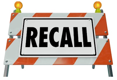 Recall road sign