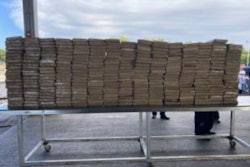 Packages of meth sezied in Texas