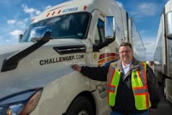Truck driver with tractor-trailers