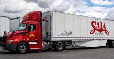 Saia tractor-trailer