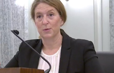 Robin Hutcheson at Senate committee confirmation hearing