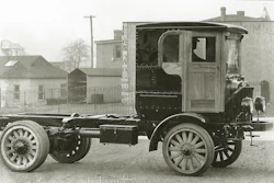 antique Autocar truck