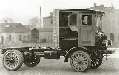 antique Autocar truck