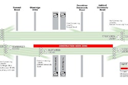 Road construction map