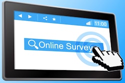 Computer scree with 'Online Survey' on it