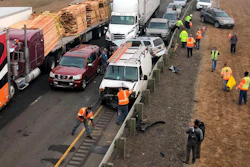 I-5 accident scene
