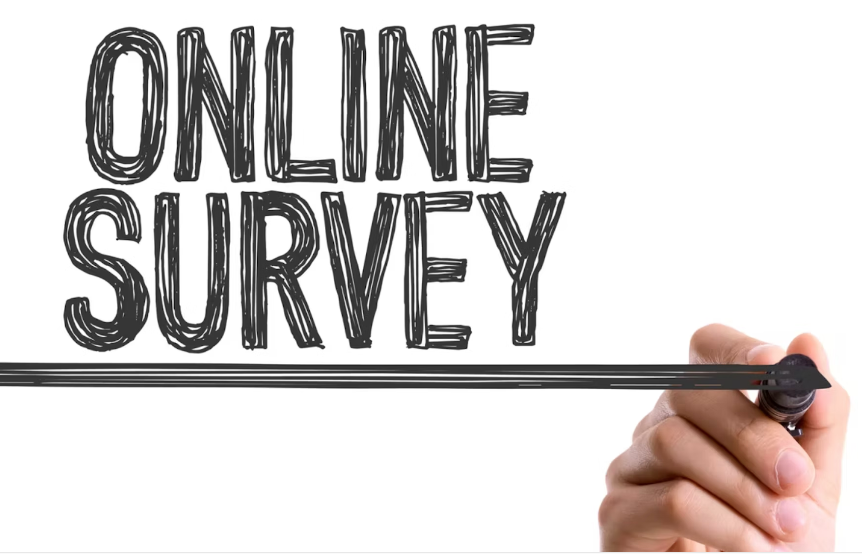 Online survey sign