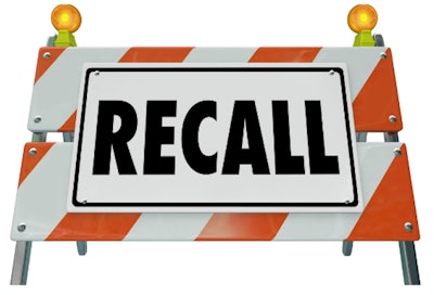 Recall road sign