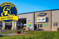 Speedco with 5-year anniversary logo
