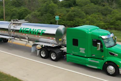Tank truck on highway