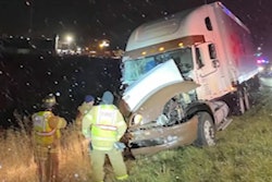 Tractor-trail accident