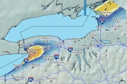 New York state weather map