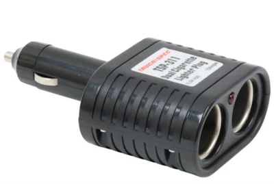12-volt dual outlet adapter