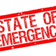 State of Emergency sign
