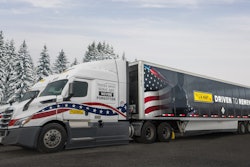 Two J.B. Hunt tractor-trailers