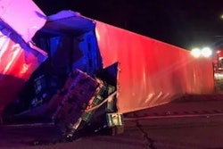 Tractor-trailer accident