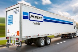 Tractor-trailer on highway