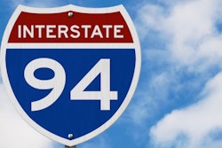 I-94 sign against a blue sky