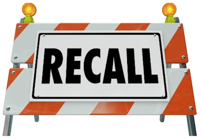 Recall road sign