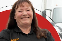 Woman truck driver
