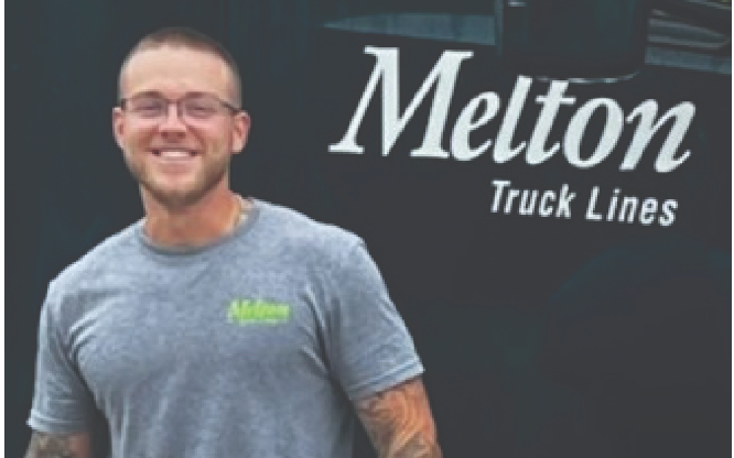 Truck driver with his truck