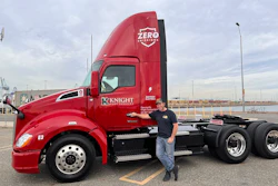 Driver with Kenworth T680E