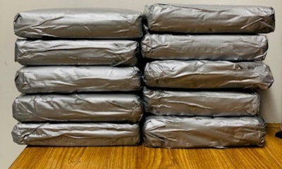 Packages of cocaine