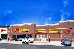 Exterior of a Love's Travel Stop