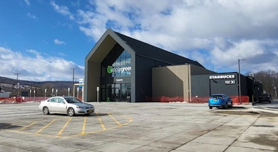 The new Iroquois Service Area on Interstate 90 westbound