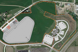 Map of Northeast Community College's CDL program
