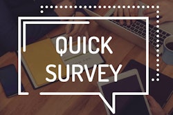 'Quick Survey' on brown background