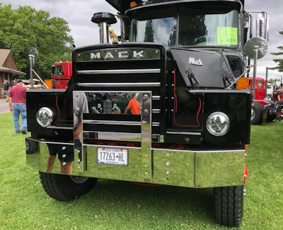 Black Mack truck