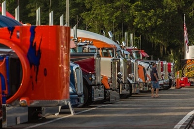 Line of custom trucks