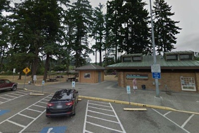 Rest area on I-5 northbound in Federal Way, WA