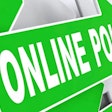 Green arrow with 'Online Poll' written on it
