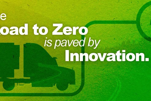 Graphic from coalition website that says, 'The road to zero is paved by innovation.'