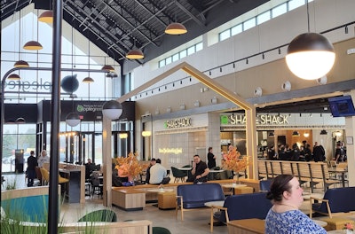 Interior of Clifton Springs Service Area on NYS Thruway