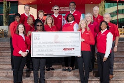 Big check presnted to St. Jude's