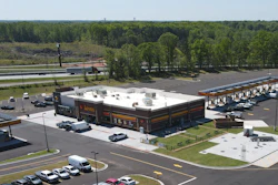 Aerial view of new Love's in South Carolina