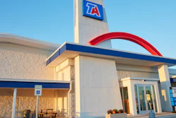 Exterior of TA store