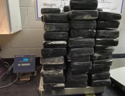 Packages of cocaine