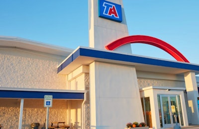 Exterior of TA travel center