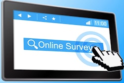 'Online Survey' on computer screen