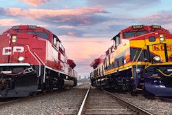 Two railroad engines