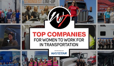 Top Companies for Women To Work For in Transportation logo and collage