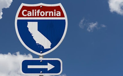 California highway sign