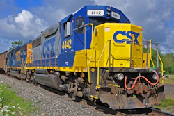 Engine of a freight train